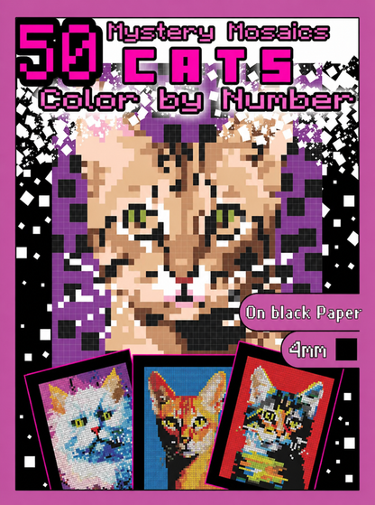 100 Color by Number Mysteries Book