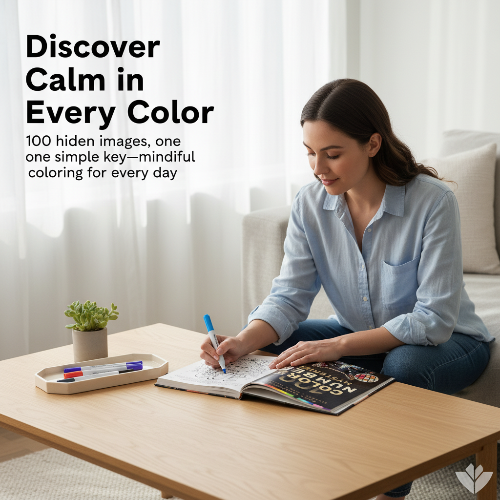 100 Color by Number Mysteries Book