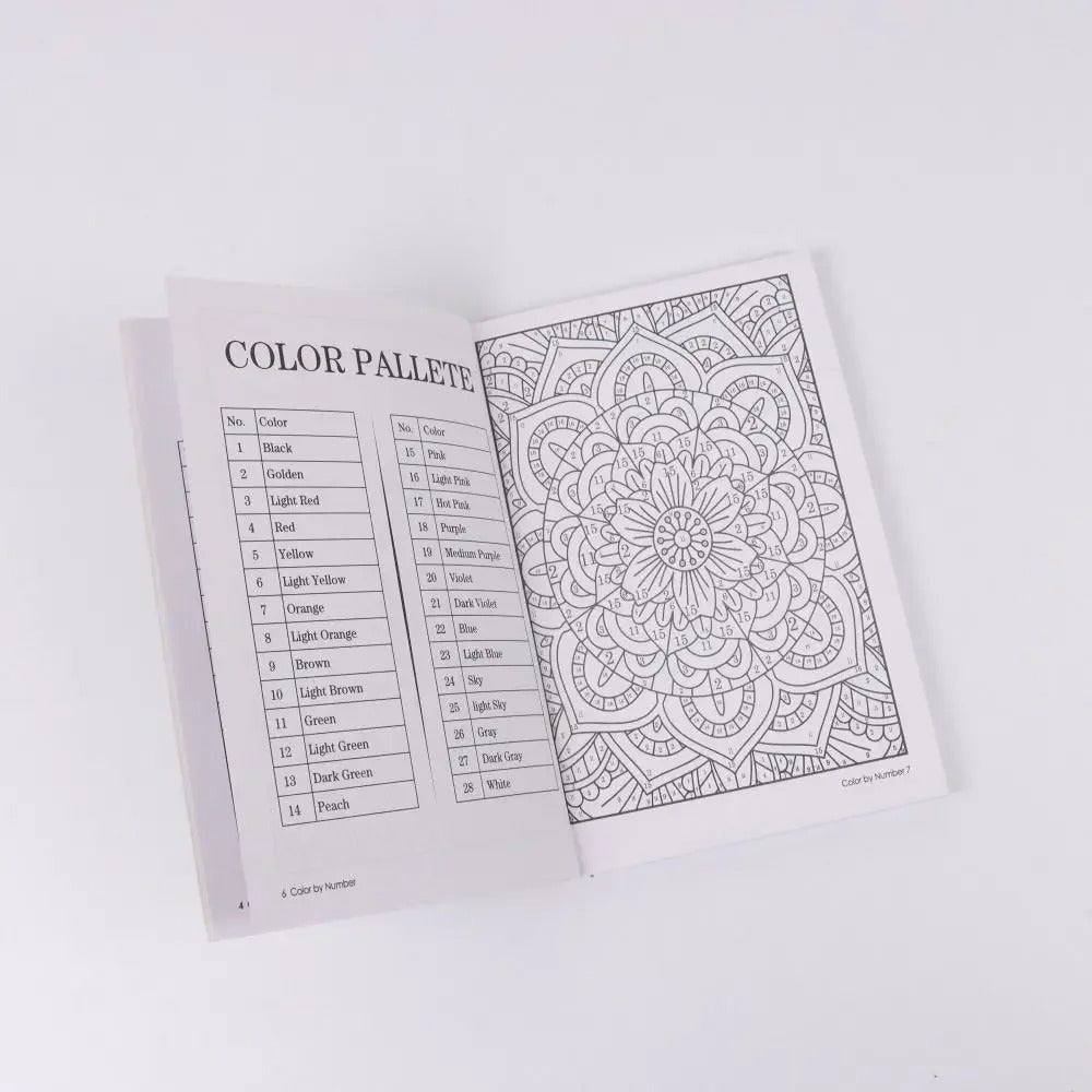 Color by Number for Adults