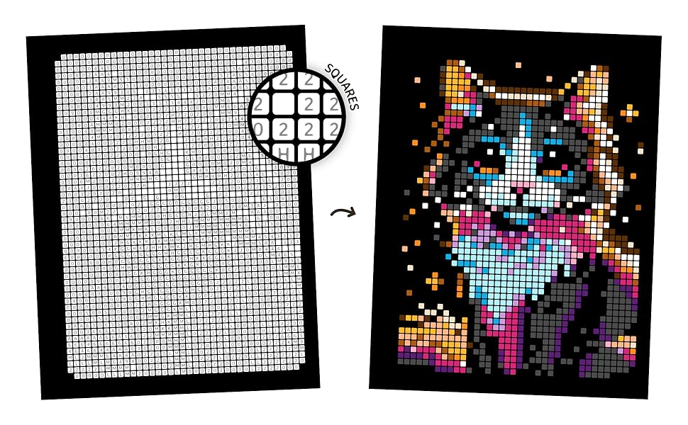 100 Color by Number Mysteries Book